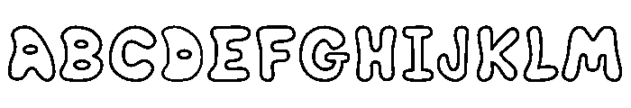 Bubble Soda Font UPPERCASE