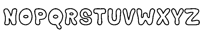 Bubble Soda Font UPPERCASE