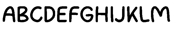 Bubble Sprinkles Font UPPERCASE
