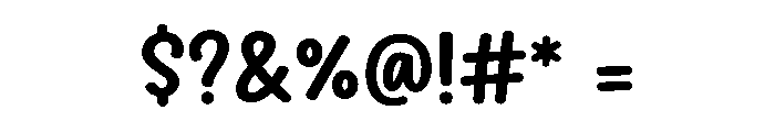 Bubble Sprout Font OTHER CHARS