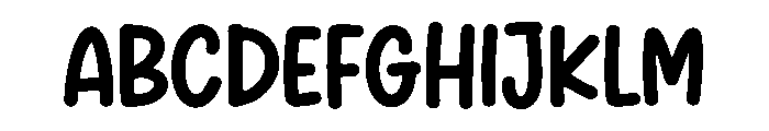 Bubble Sprout Font UPPERCASE
