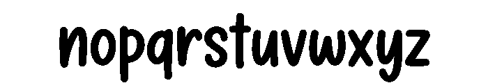 Bubble Sprout Font LOWERCASE