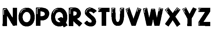 Bubble Squash Regular Font UPPERCASE