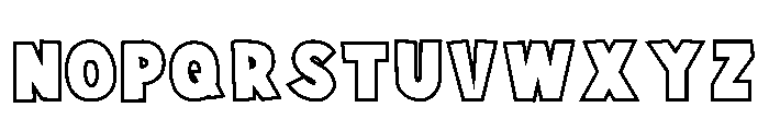 Bubble Stick Regular Font UPPERCASE