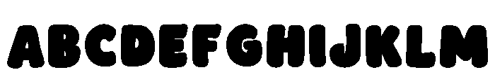 Bubble Super Regular Font UPPERCASE