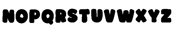 Bubble Super Regular Font LOWERCASE