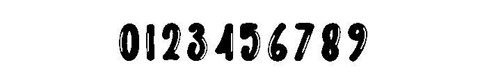 Bubble Winter Font OTHER CHARS