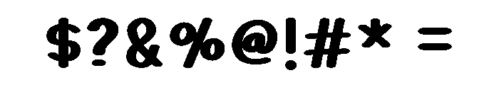 Bubble Writing Regular Font OTHER CHARS