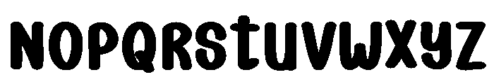 Bubble Writing Regular Font LOWERCASE