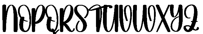 Bubble1 Font UPPERCASE