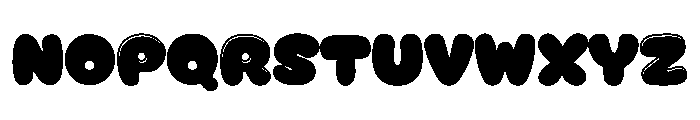 BubbleGlossBlue Font UPPERCASE