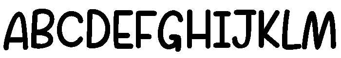 BubbleJoy 5 Font UPPERCASE