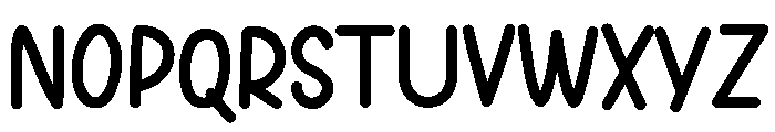 BubbleJoy 5 Font UPPERCASE