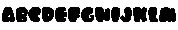 BubbleMood Font UPPERCASE