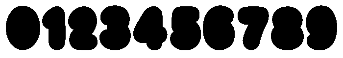 BubbleStarSolid Font OTHER CHARS