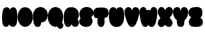 BubbleStarSolid Font UPPERCASE