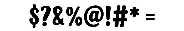 BubbleSweety-Regular Font OTHER CHARS