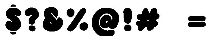 Bubblecraft Font OTHER CHARS