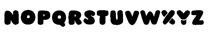 Bubblecraft Font UPPERCASE