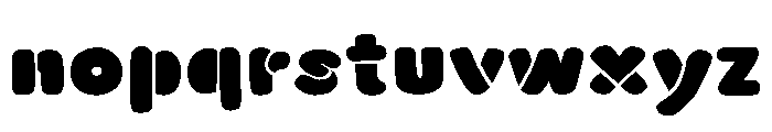 Bubblecraft Font LOWERCASE