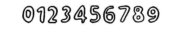 Bubblegum Club Outline Regular Font OTHER CHARS