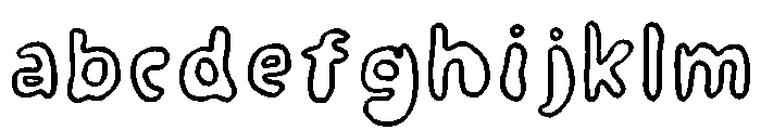 Bubblegum Club Outline Regular FONT