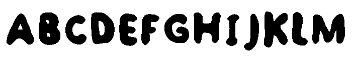 Bubblegum Club Regular Font UPPERCASE