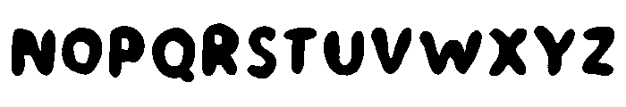Bubblegum Club Regular Font UPPERCASE