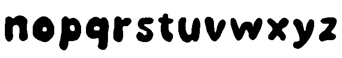 Bubblegum Club Regular Font LOWERCASE