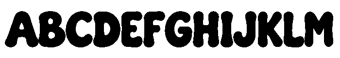 Bubblenox Font UPPERCASE