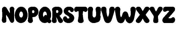 Bubblenox Font UPPERCASE