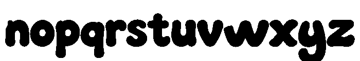 Bubblenox Font LOWERCASE