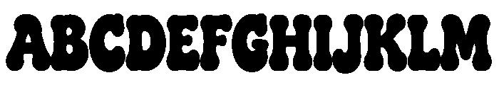Bubblenza Font UPPERCASE