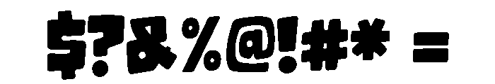Bubblera Font OTHER CHARS