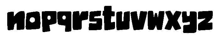 Bubblera Font LOWERCASE