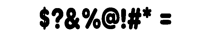 Bubblewave Retro Font OTHER CHARS