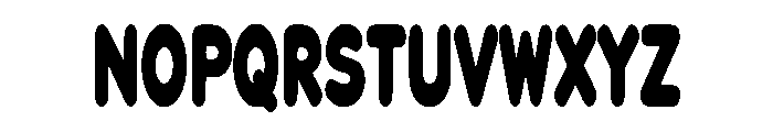 Bubblewave Retro Font UPPERCASE