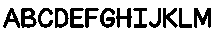 Bubblico Font UPPERCASE