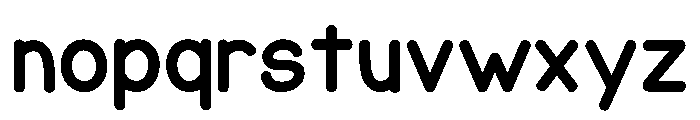 Bubblico Font LOWERCASE