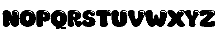 Bubblio Chonkio Shine Font UPPERCASE