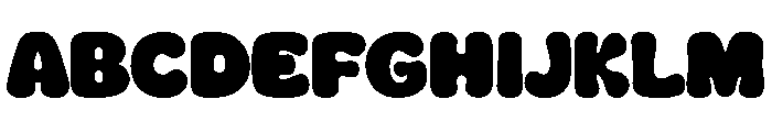 Bubblio Chonkio Font UPPERCASE
