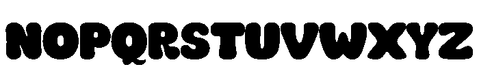 Bubblio Chonkio Font UPPERCASE