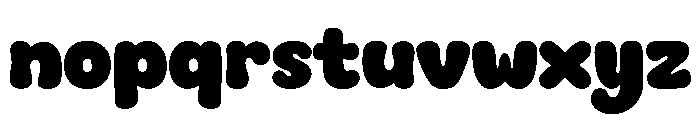 Bubblio Chonkio Font LOWERCASE