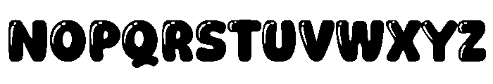 Bubblique Font UPPERCASE