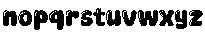 Bubblique Font LOWERCASE
