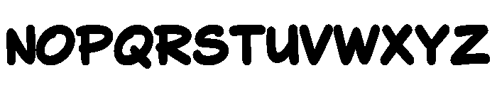 Bubbly Comic Regular Font LOWERCASE
