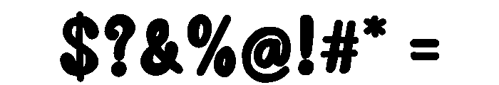 Bubbly Daisy Font OTHER CHARS
