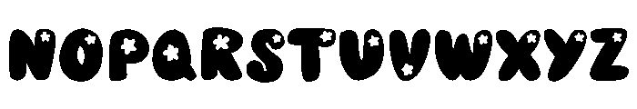 Bubbly Daisy Font UPPERCASE