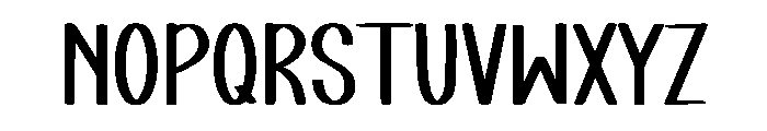 Bubbly Darling Font UPPERCASE