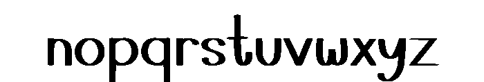 Bubbly Darling Font LOWERCASE